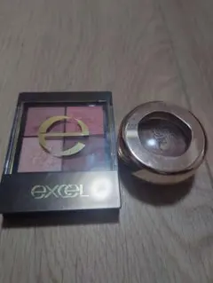 EXCEL アイシャドウ CX02、コスメデコルテ アイグロウジェム 12G