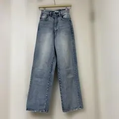 MOUSSY デニム24インチ　HW DAMAGE LOOSE STRAIGHTのサムネイル