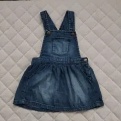 BabyGap デニムオーバーオールスカート