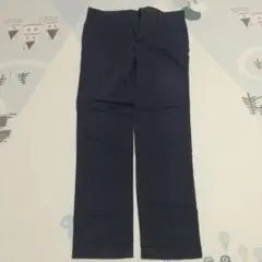 ネイビー ストレートチノパン GLOBAL WORK