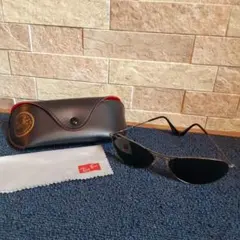 ケース付き RayBan レイバン サングラス シルバー オシャレ メガネ