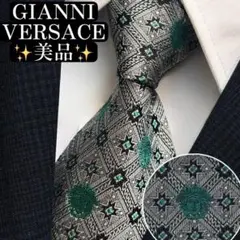 極美品】GIANNI VERSACE ベルサーチ ネクタイ メドゥーサ シルク