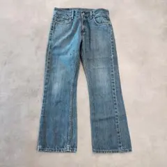 リーバイス527 Levis W30 フレアデニム ブーツ 青 古着 21641 - メルカリ