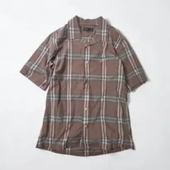 DAKS LONDON オープンカラーシャツ　90s チェック柄のサムネイル
