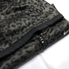 y2k 美品 NIKE 短丈 レオパード柄 豹柄 トラックパーカー M