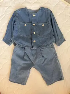 p.premier デニムシャツとデニムパンツ2着セットのサムネイル