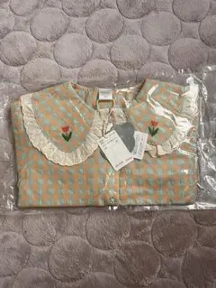 バースデイ　チェック柄長袖シャツ 100cm