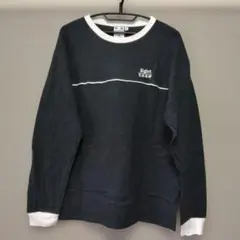 X-girl 長袖Tシャツ ブラック 鹿の子編み Мサイズ ロンT