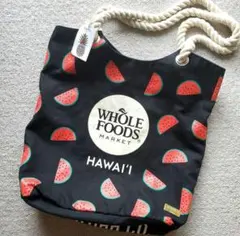 WHOLE FOODS MARKET トートバッグ　スイカ　大きめ 可愛い