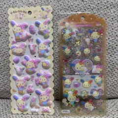 ウサハナ ドロップジェリーシール ぷくぷく マシュマロシール