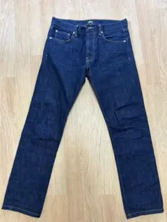 Stussy ダークブルー ストレートデニム 32 - メルカリ