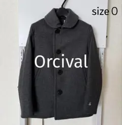 【オーシバル】メルトン Pコート チャコールsize０