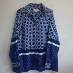 MICHAEL KORS 幾何学模様 長袖シャツ 1X