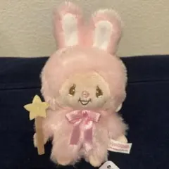 モンチッチ　うさぎピンク　マスコット