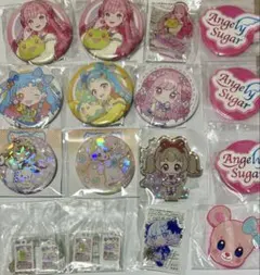 アイカツ　セット　缶バッジ　アクスタ