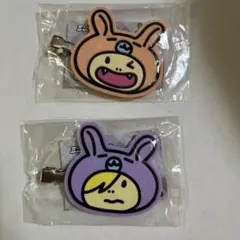 【匿名配送】 ミニモニ。 ミニモちゃん　ラバークリップ 2点