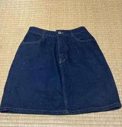 ダークブルーデニムタイトスカート Mサイズ