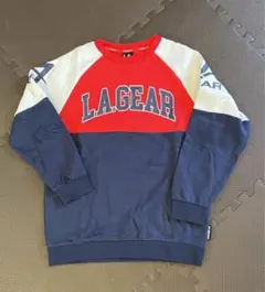 L.A.GEAR バイカラートレーナースウェット