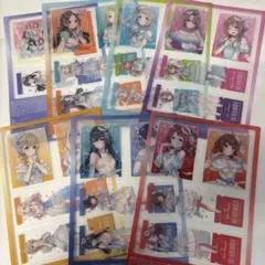 学園アイドルマスター　クリアシート　全7種