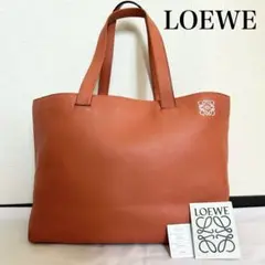 ■美品■LOEWE トートバッグ　アナグラム　レザー　イーストウエストショッパー