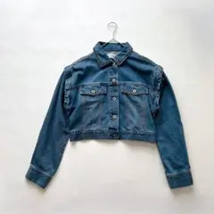美品 CHAROL シャロル 2way トラッカー デニム ジャケット ベスト
