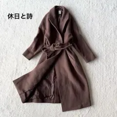 お値下げ中　オオカミとフクロウ　ロングコート 特徴的な襟元のコートで洗練された印象に - tandey suuu(タンデイスー