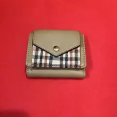 BURBERRY BLUE LABEL 三つ折り財布 ピンクチェック - メルカリ