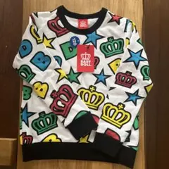 新品 120 BABY DOLL カラフル トレーナー
