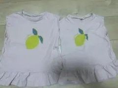 トップス サマンサモスモスラーゴム　姉妹　お揃い　120 100 セット　夏