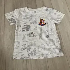 グラニフELMER カラフルクマ Tシャツ 130サイズ