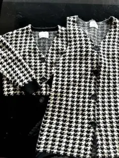 ZARA kids 女の子　ハウンドトゥースセーター&ワンピース 9-10歳