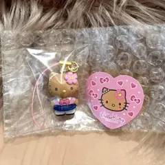 ハローキティ トレーディング マスコットストラップ2 日焼け コギャル
