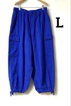 Attitude Makes Style!　カーゴパンツ　ブルー　L