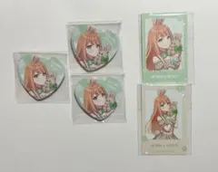 学園アイドルマスター GiGO 紫雲清夏 ハート缶バッジ ミニフォトカード