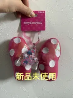 み*う様 〖新品未使用〗ディズニー ミニーファンダーランド　リボンカラビナ付きキ