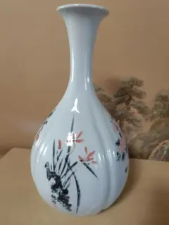 青い花模様の陶器花瓶 ベトナム 高島屋で購入 - メルカリ