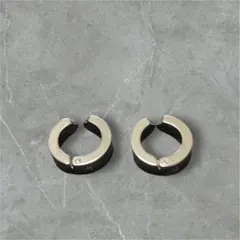 シルバー フープイヤリング