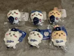 ちいかわMLBコラボマスコット ドジャース カブス セットうさぎ ハチワレWBC
