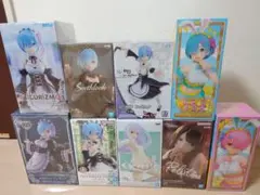 【未開封】Re:ゼロから始める異世界生活　フィギュアまとめ売り　全9個