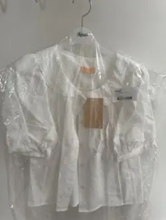 専用⭐︎Puff Sleeve Collar Blouse (Cream) ♡