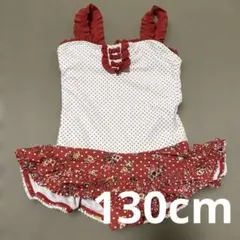 女の子用ワンピース水着 130cm
