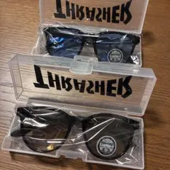 THRASHER サングラス 2点セット 専用ケース付きのサムネイル