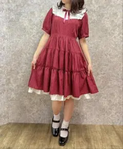 axesfemme リボンブローチティアードワンピースのサムネイル
