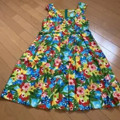 【新品、未使用】ホコモモラ花柄ノースリーブワンピース サイズ42