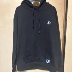 STARTER ブラック パーカー Lサイズのサムネイル