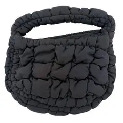 コス キルティング ミニ バック ブラック QUILTED MINI LEATHER BAG ミニレザーキルトバッグ ブラック｜COS コス