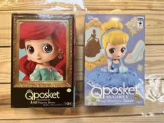 Qposket アリエル & シンデレラ フィギュアセット
