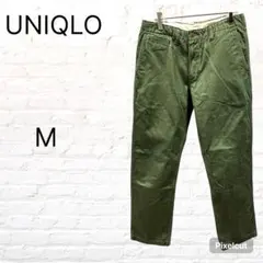 ユニクロ　UNIQLO　ワークパンツ　カーゴパンツ　メンズ　グリーン　パンツ