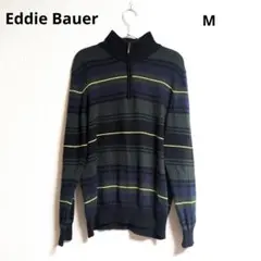 0157 Eddie Bauer エディーバウアー ハーフジップセーター M