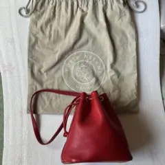 YURIE NITANI レッド バケツ型ショルダーバッグ
